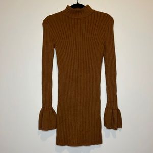 Ribbed knit mini  Dress